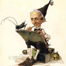 Схема вышивки «гном»