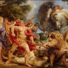 La caza del jabali-Rubens