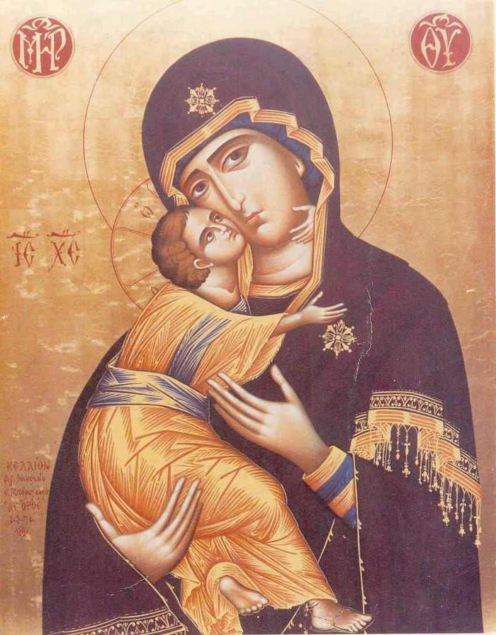 Икона Владимирской Божией Матери - икона владимирской божией матери - оригинал