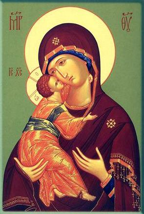 Икона Владимирской Божией Матери - икона владимирской божией матери - оригинал