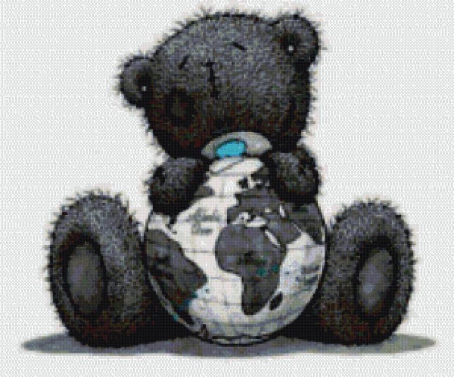 тедди - глобус, мишка - предпросмотр