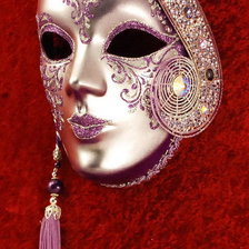 Схема вышивки «Венецианская маска Беатриче»