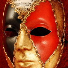 Оригинал схемы вышивки «Венецианская маска Вольто» (№995827)