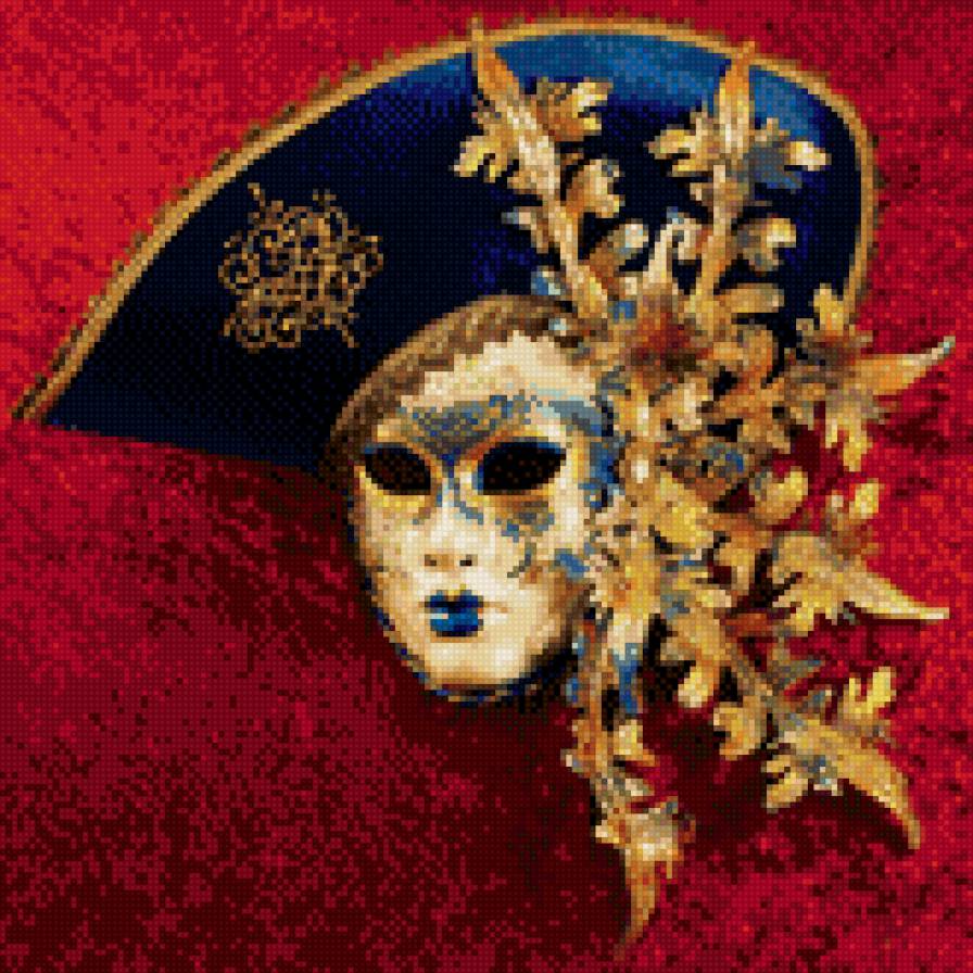 Венецианская маска Капелло доко - капелло доко, маска, венецианская маска - предпросмотр