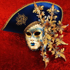 Схема вышивки «Венецианская маска Капелло доко»