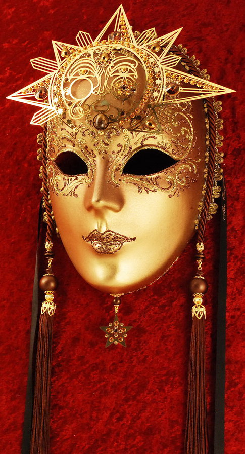 Венецианская маска Солнце - маска, венецианская маска, солнце - оригинал