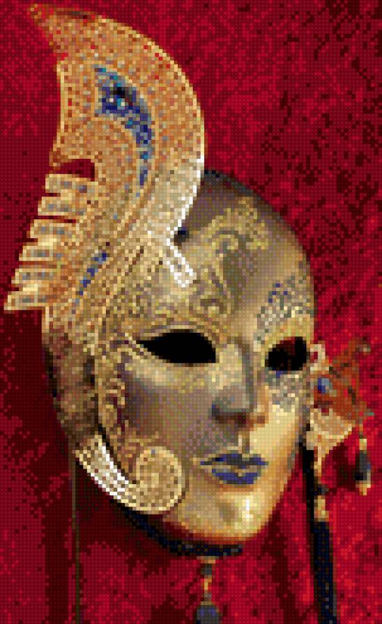 Венецианская маска Ферро Гондола - венецианская маска, ферро гондола, маска - предпросмотр