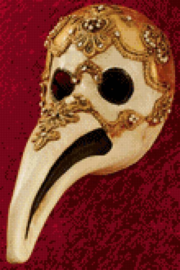 Венецианская маска Чумной доктор - чумной доктор, венецианская маска, маска - предпросмотр