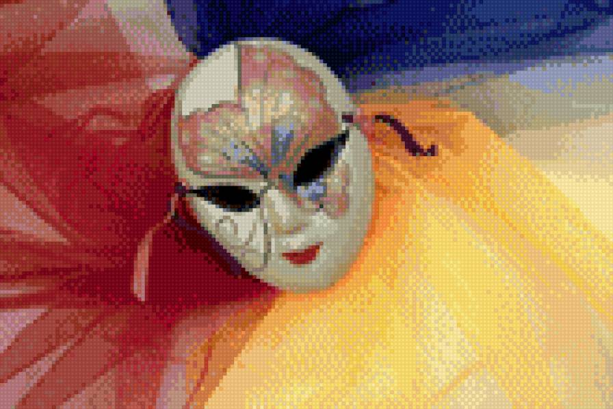 Венецианская маска Вальтер и фатин - венецианская маска, вольто, маска - предпросмотр