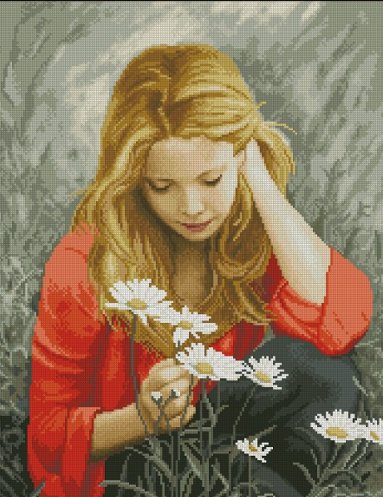 девойка с маргаритки - оригинал