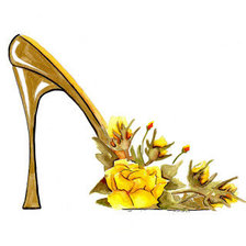 Схема вышивки «Туфелька8»