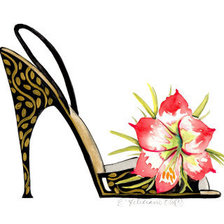 Схема вышивки «Туфелька 11»