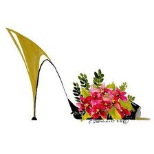 Схема вышивки «Туфелька14»