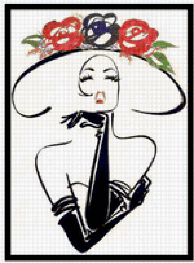 девушка в шляпе - люди - оригинал