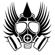 Схема вышивки «Панк - траффарет»