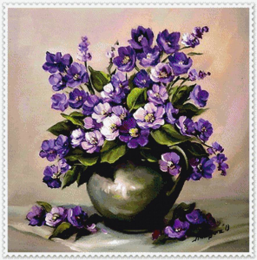 цветы в вазе - цветы, ваза - предпросмотр