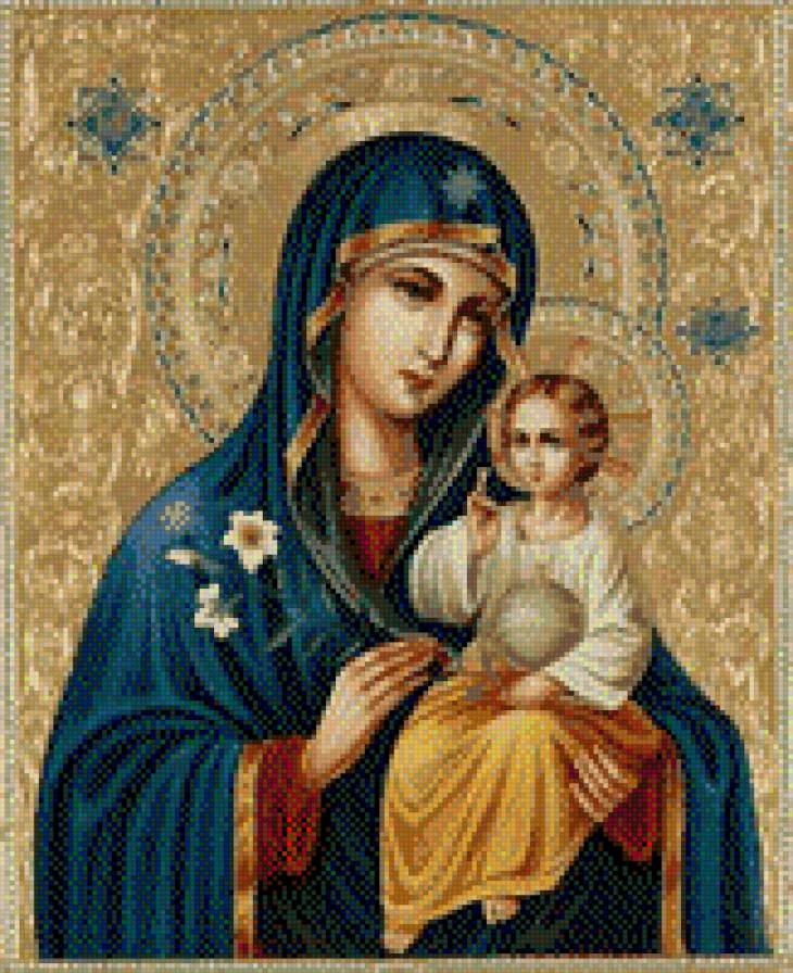 Икона Божией Матери "Благоуханный цвет" - предпросмотр