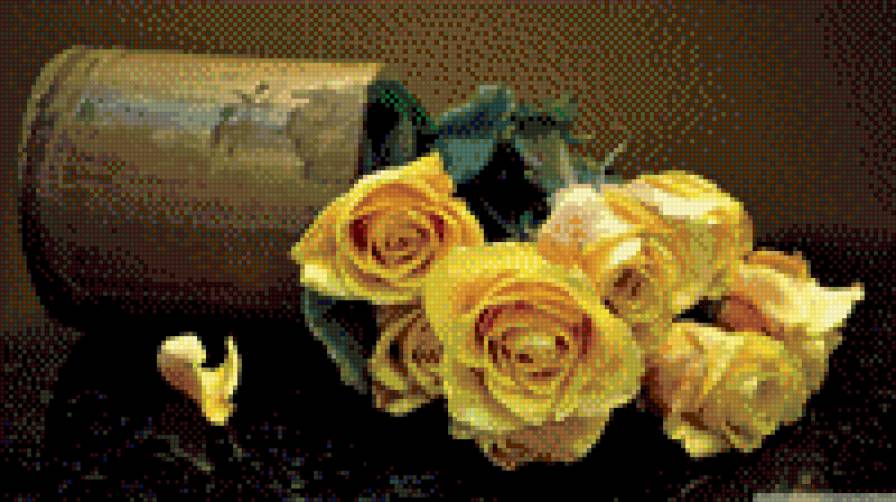 желтые розы - предпросмотр