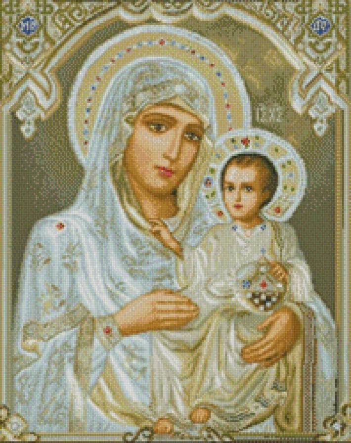 Икона Иерусалимской Божьей Матери - икона иерусалимской божьей матери - предпросмотр