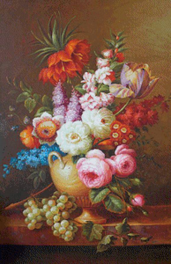 Натюрморт - натюрморт, ягоды, фрукты - предпросмотр