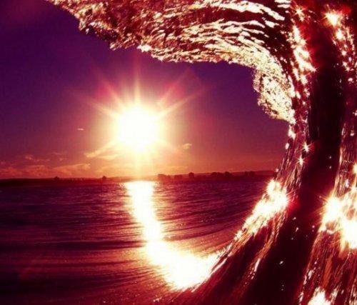 №1001772 - солнце, океан, волна, море - оригинал