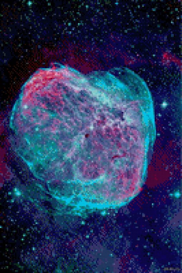 Космос. Туманность Полумесяц NGC 6888 - звезды, космос, полумесяц ngc 6888, туманность - предпросмотр