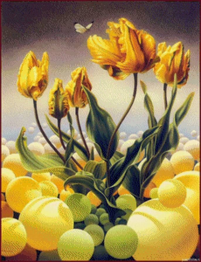 Ilene Meyer - тюльпаны - предпросмотр