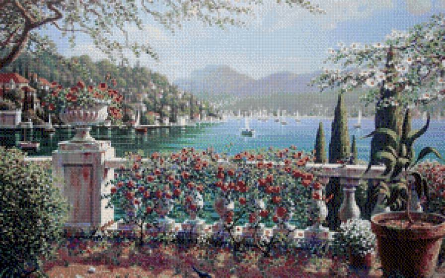 Южный город - море, город - предпросмотр