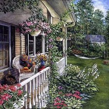 Схема вышивки «Lindo Porche»