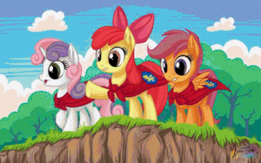 Cutie Mark Crusaders - mlp, cmc, pony - предпросмотр
