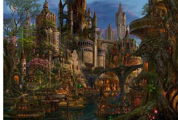 Эльфийский городок - оригинал