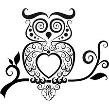 Схема вышивки «BUHO»