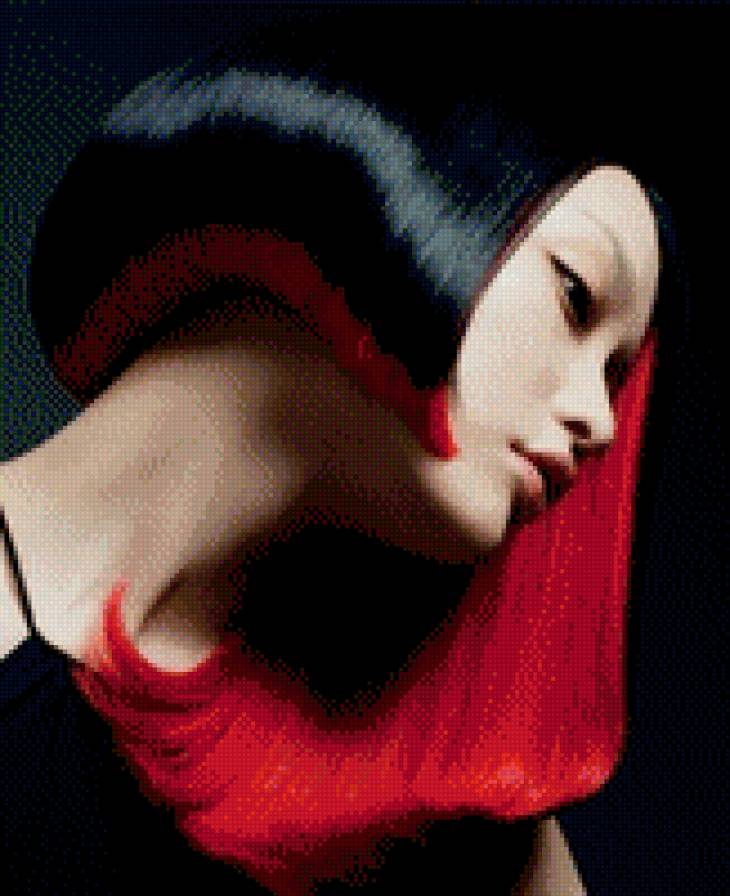 №1006847 - япония, девушка, восток, портрет, красавица - предпросмотр