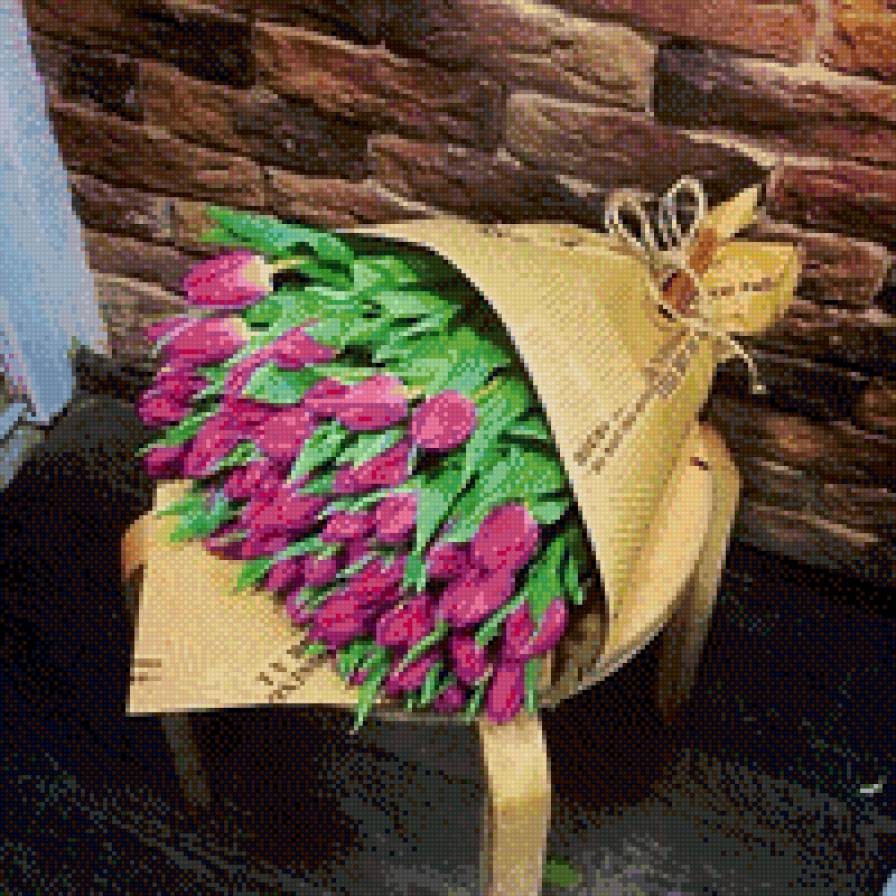 №1006912 - букет, тюльпаны, цветы - предпросмотр