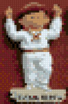 dantzari-mutila 2 - llavero - предпросмотр