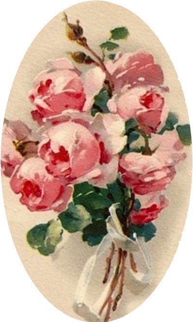 Винтажные розы - катарина кляйн, розовые розы, ретро, букет, цветы, розы, винтаж - оригинал