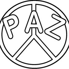 Схема вышивки «lavero simbolo de la paz»