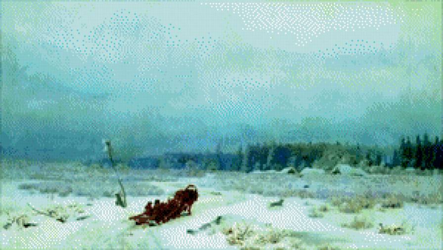 зимняя дорога. - предпросмотр