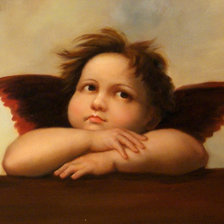 Схема вышивки «ангел»