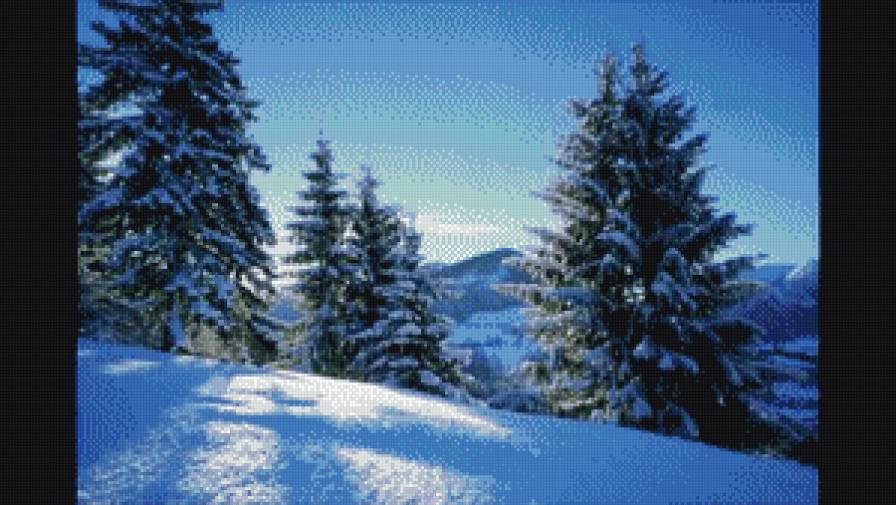 зимняя поляна. - предпросмотр