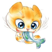 Схема вышивки «Пушистики»