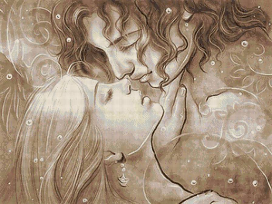 Нежность - он и она, любовь, пара, романтика - предпросмотр