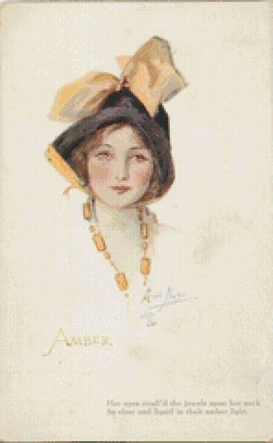 Amber - девушка, янтарь - предпросмотр