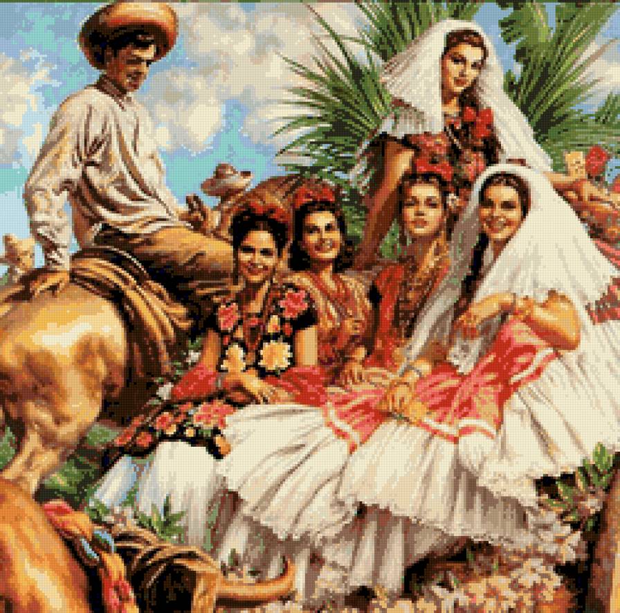 Серия-дюди - мексика, девушки - предпросмотр