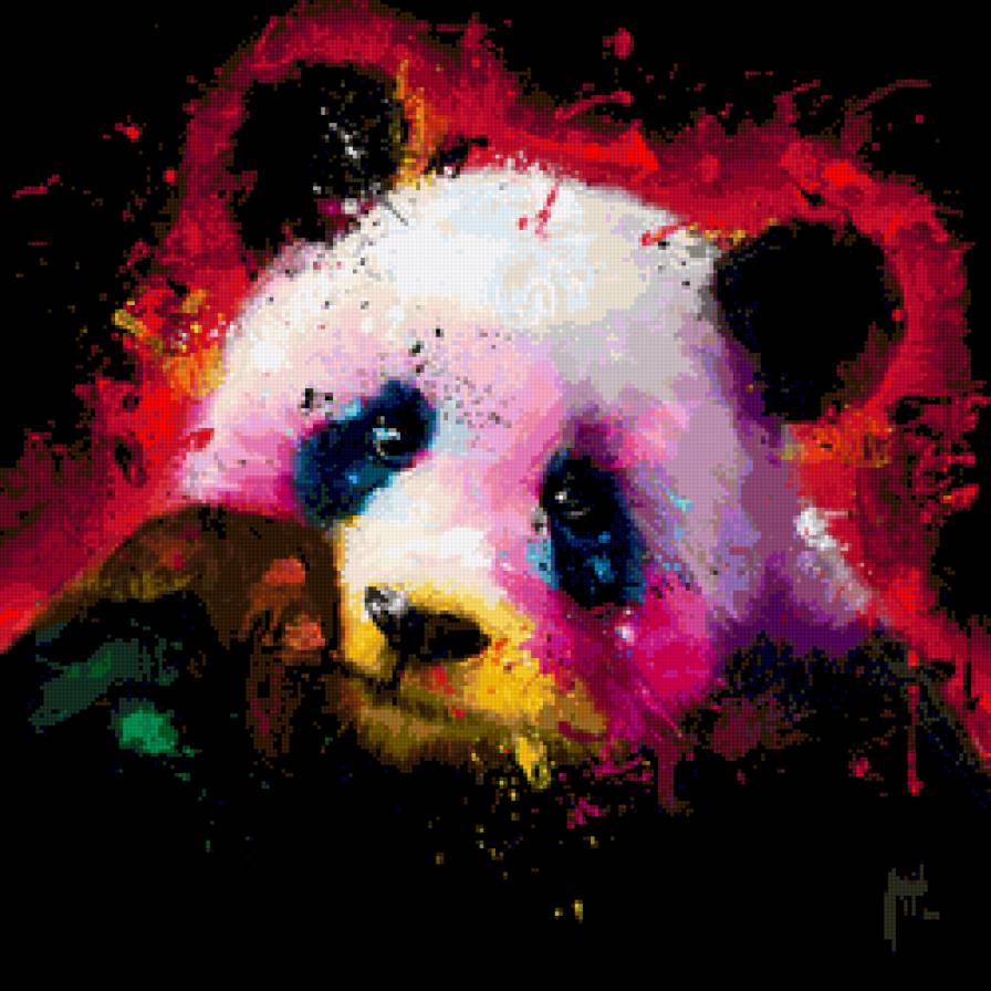 панда - медведь, абстракция, панда - предпросмотр