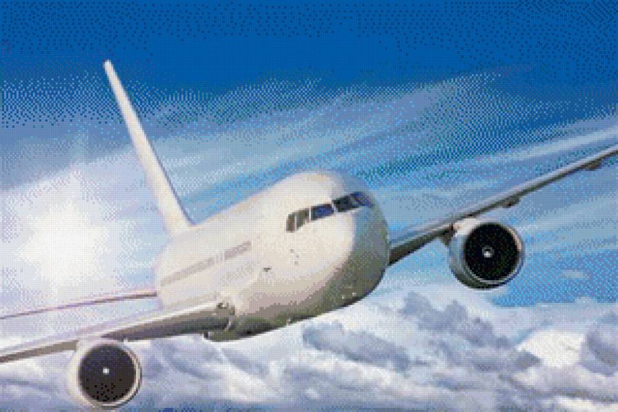 Самолет летит - предпросмотр