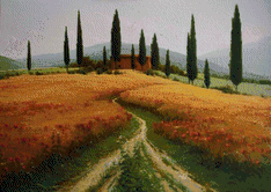 итальянский пейзаж - предпросмотр