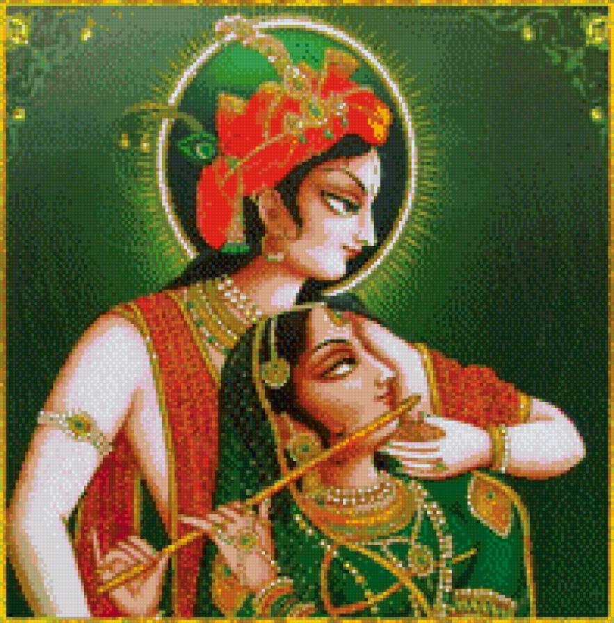 радха и кришна - восток, любовь, индия - предпросмотр