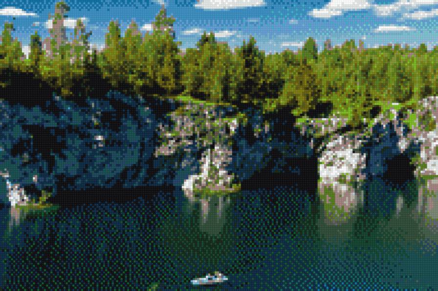 Рускеала - карелия, мраморный каньон, рускеала - предпросмотр