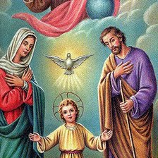 Схема вышивки «santisima trinidad»